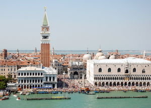 Piazza San Marco from our cruise ship