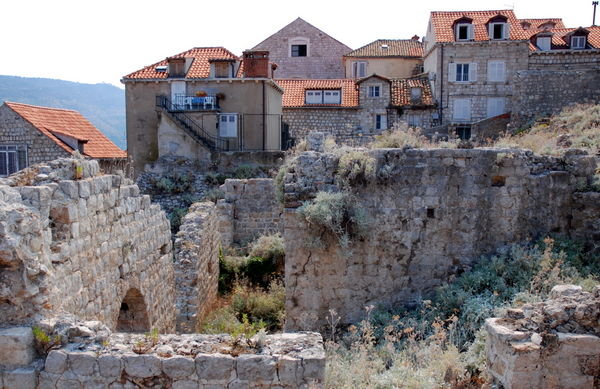 Old city Dubrovnik archeological site