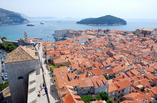 Old Dubrovnik and the port