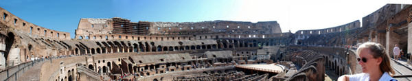 Roman Colosseum and Sarah