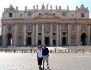Us outside St. Peter's