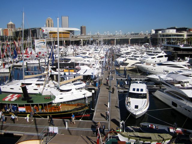 Darling harbour boat show