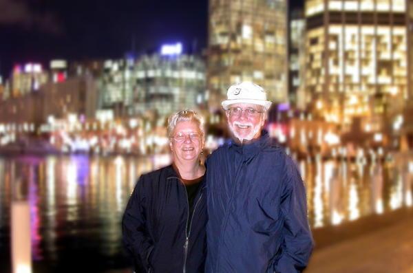 Ron & Marg at Darling Harbour, Sydney