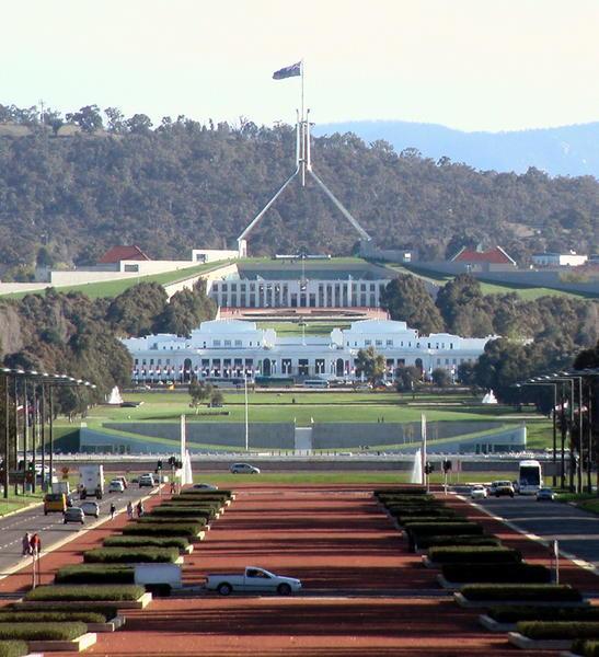 ANZAC Parade and Parliament House