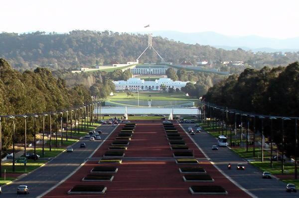 ANZAC Parade and Parliament House