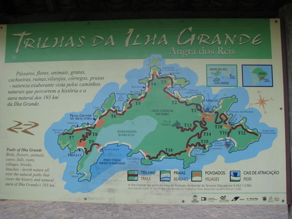 Map of Ilha Grande