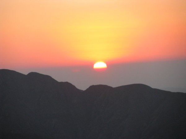 Sunset from Cerro Blanco