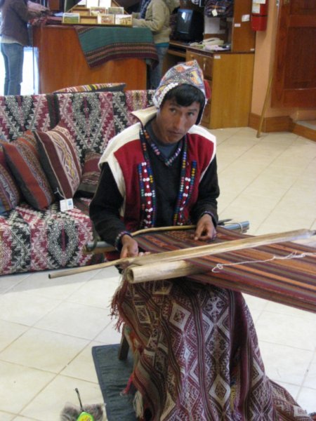 Traditional weaver