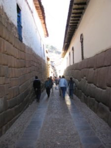 Inca stones in alley