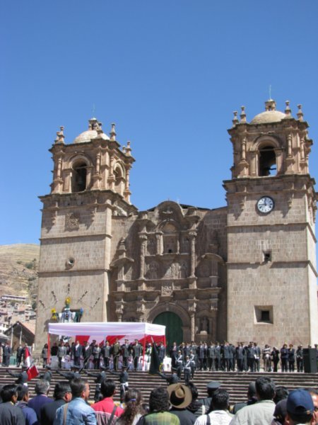 Cathedral in Puno Plaza