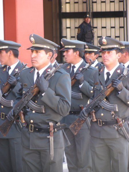 Procession in Puno