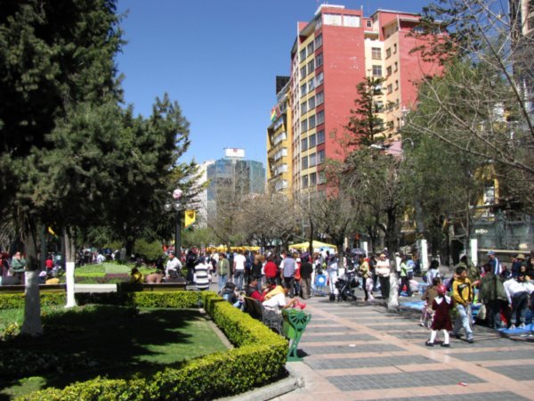 Main Street in La Paz