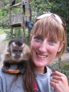 Sophie & Capuchin Monkey