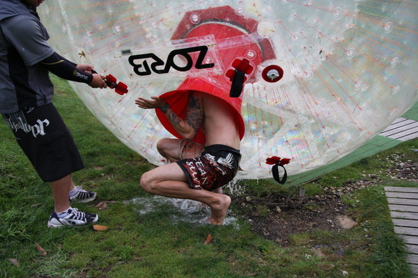 exiting zorb