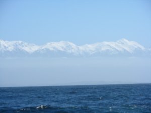 Mountain from the sea