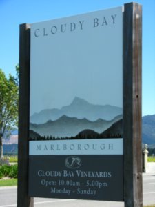 Cloudy Bay Wine...