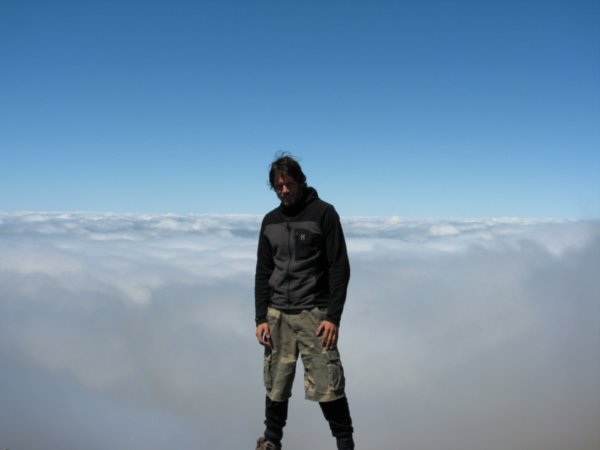 Dale in the clouds at Mt Hutt