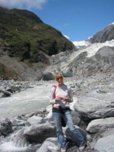 Sophie and Franz Josef Glacier