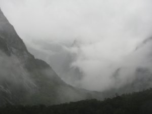 Mountains in Fiordland National Park