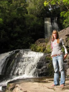 Sophie at Horseshoe Falls