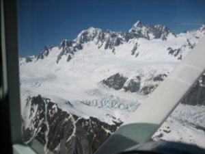 Mt Cook and Mt Tasman from the plane
