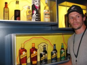 Dale in the Bundaberg Rum Museum