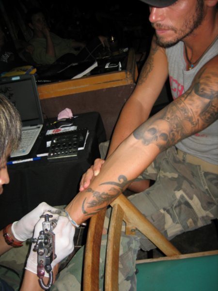 Dale and his tattoo..