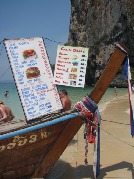 Phra Nang beach shop