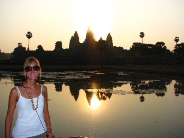 Sophie & Angkor Wat