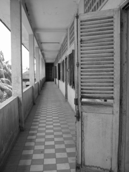 Corridor at the front of Block A