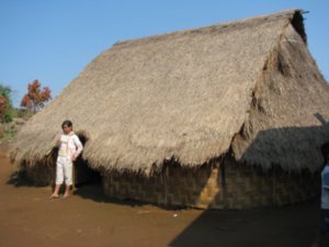 Traditional Pnong Village house