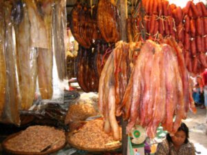Meats in the market
