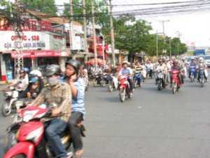 Motos galore in Siagon