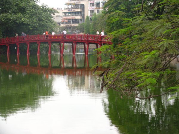 Bridge over Hanoi Lake