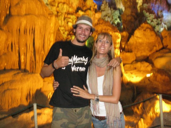 Us in Thien Cung Cave 