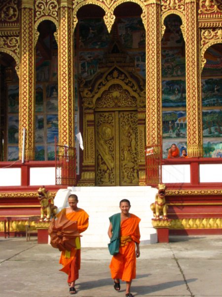 Wat Manolom and monks Dale befriended