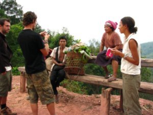 Talking to the Akha people