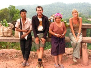 Max and Sophie with the Akha villages