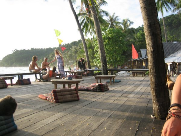 The beach bar at Siam Huts