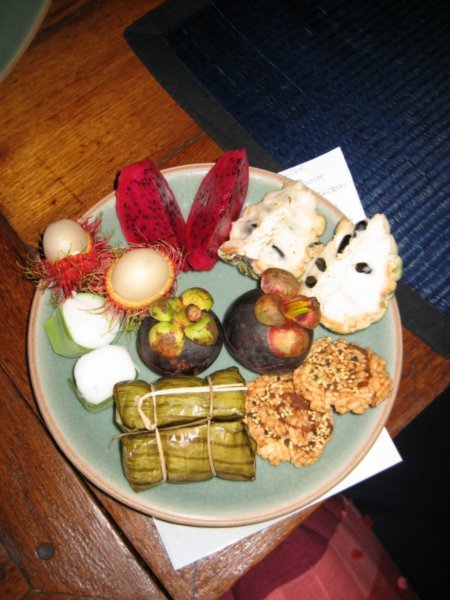 Taster plate from the course
