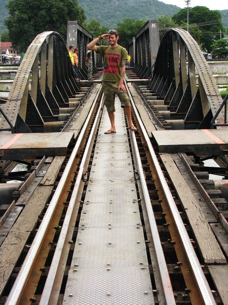 Dale on The Bridge over the River Kwai