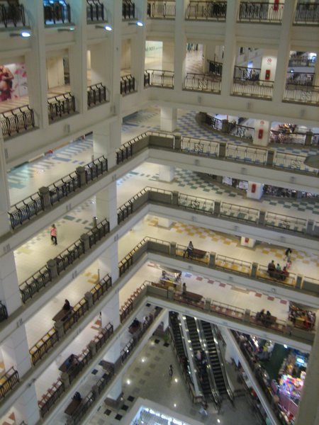 Inside Berjaya  Times Square shopping Mall