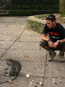 Dale and the monkeys