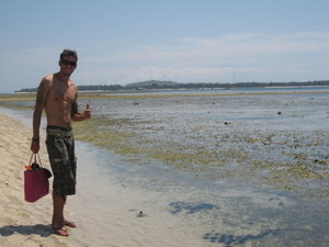 Dale on Gili Air beach