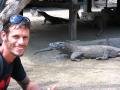 Dale and the Komodo Dragon
