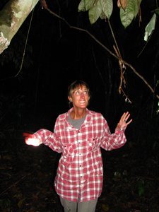 Sophie night jungle trekking