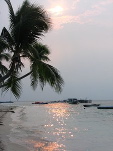Sunset over Derawan