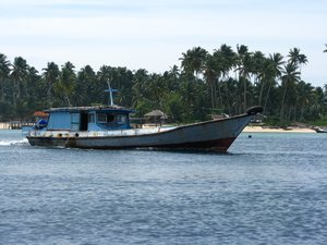 Boats off Derawan