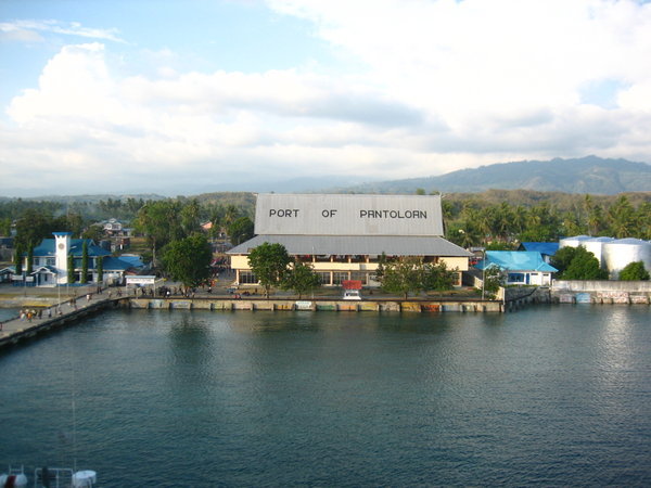 Port of Pantoloan in Sulawesi