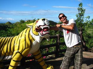 Dale being eaten by a tiger